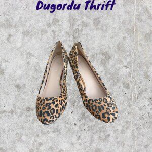 Woman's Size 9 Leopard Print Wedges by Forever